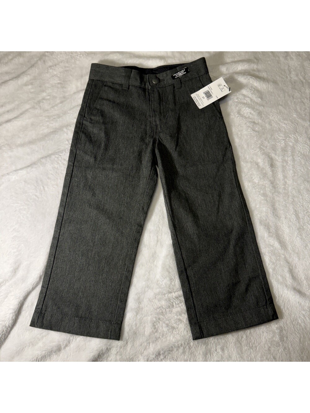Volcom Billow Pant Youth Size 2T(27) Gray  Adjustable Waistband NWT (2021)
